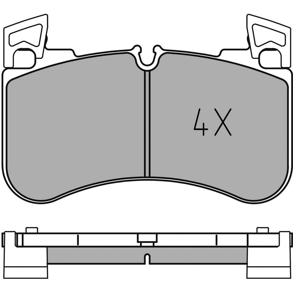MEYLE Brake Pad Set 025 205 8117/PD