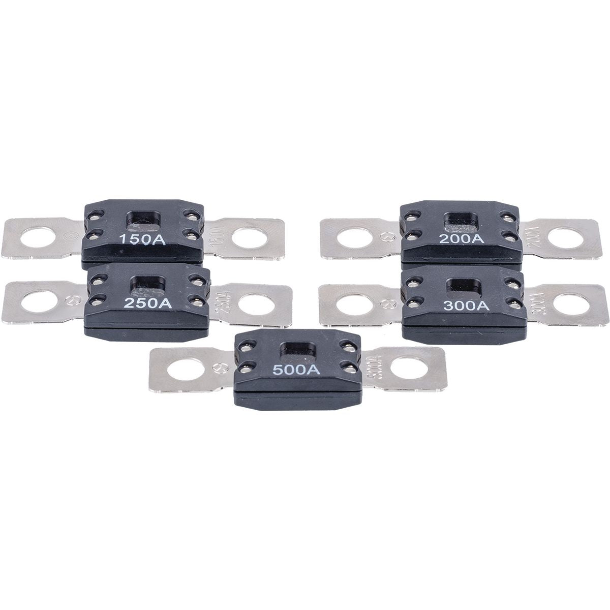 OEX Mega Fuse, Assorted, Bolt On - Pack Of 5 ACX6517