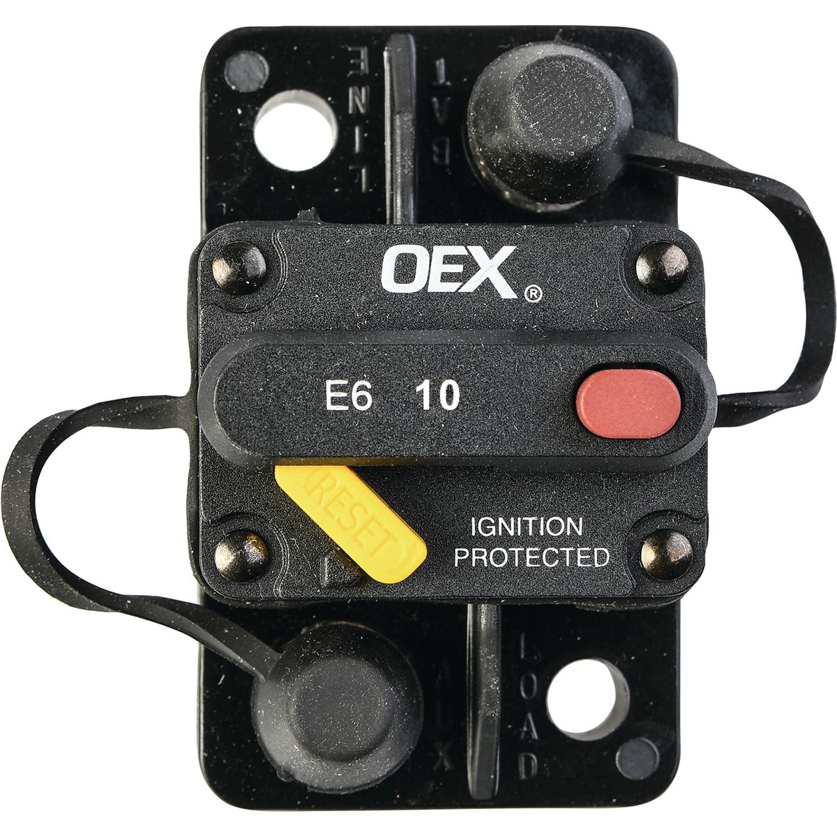 OEX 10A Mini Manual Reset Circuit Breaker, Type 3, Switchable - Single Pack ACX2080BL