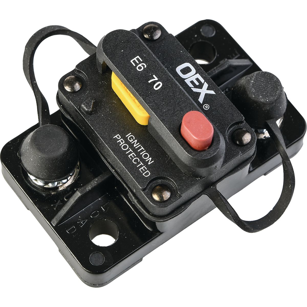 OEX 70A Mini Manual Reset Circuit Breaker, Type 3, Switchable - Single Pack ACX2087BL