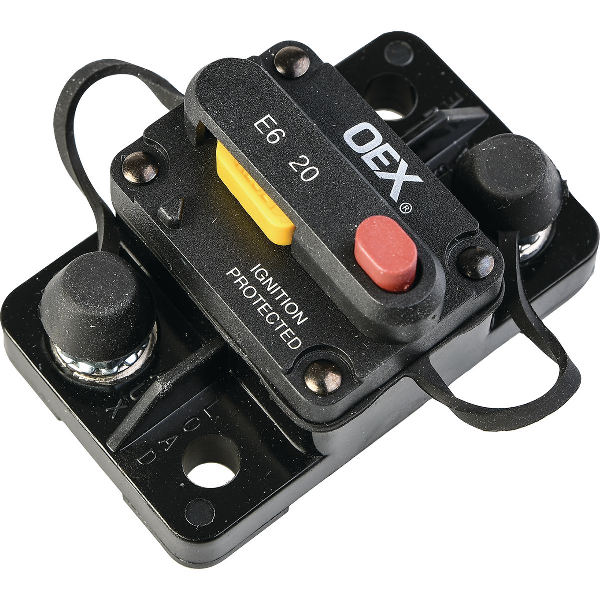 OEX 20A Mini Manual Reset Circuit Breaker, Type 3, Switchable - Single Pack ACX2082BL
