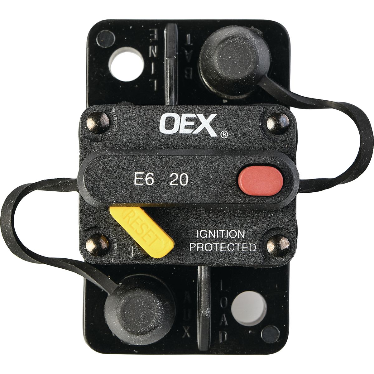 OEX 20A Mini Manual Reset Circuit Breaker, Type 3, Switchable - Single Pack ACX2082BL