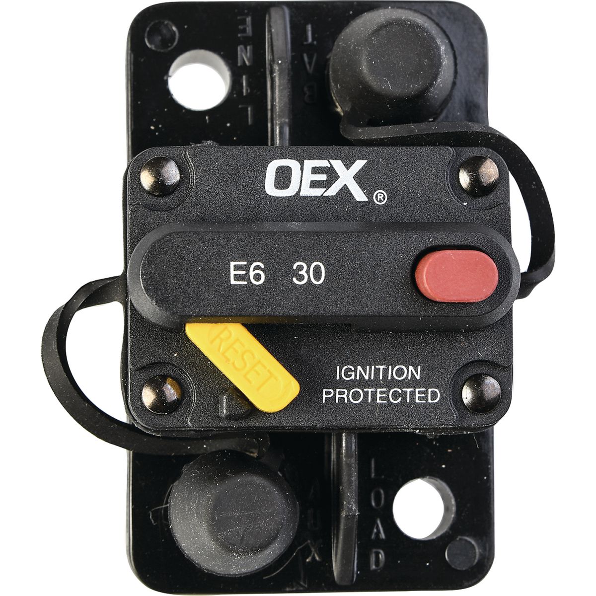 OEX 30A Mini Manual Reset Circuit Breaker, Type 3, Switchable - Single Pack ACX2083BL