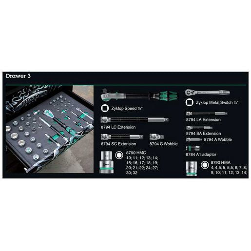 Wera Master Tool Kit WER501051