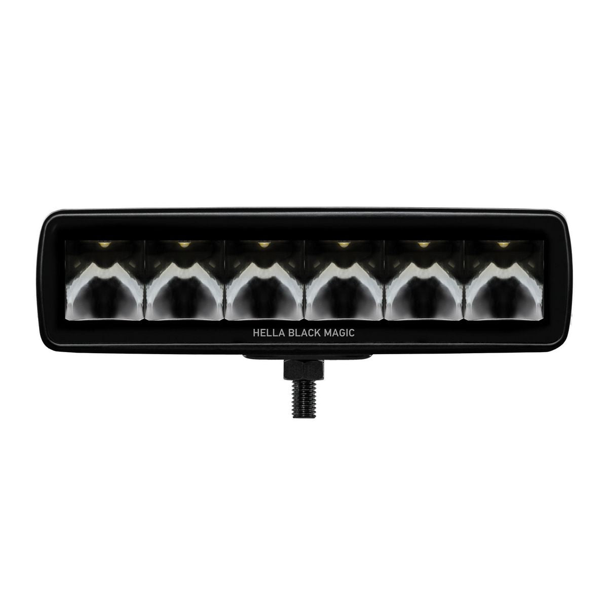 Hella Black Magic 6 LED 6.2 Inch Spot Beam Light Bar 1FB358176211
