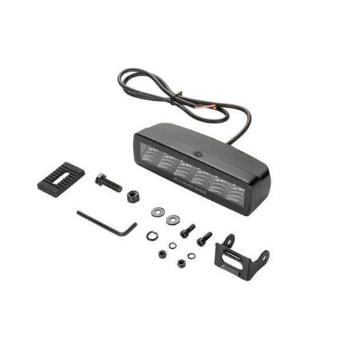 Hella Black Magic 6 LED 6.2 Inch Flood Beam Light Bar 1FB358176201