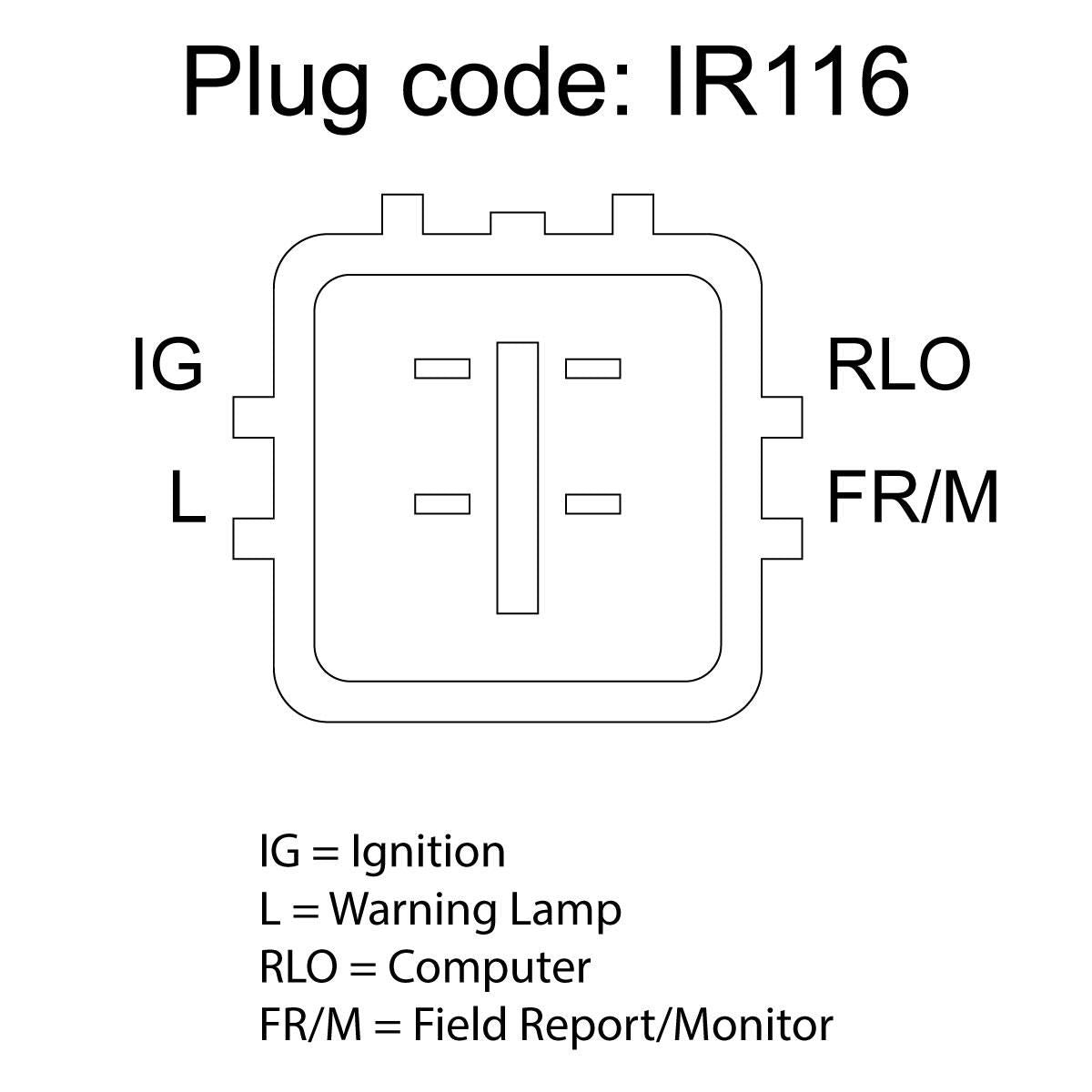 OEX Alternator 12V 80A Denso Style DXA4150