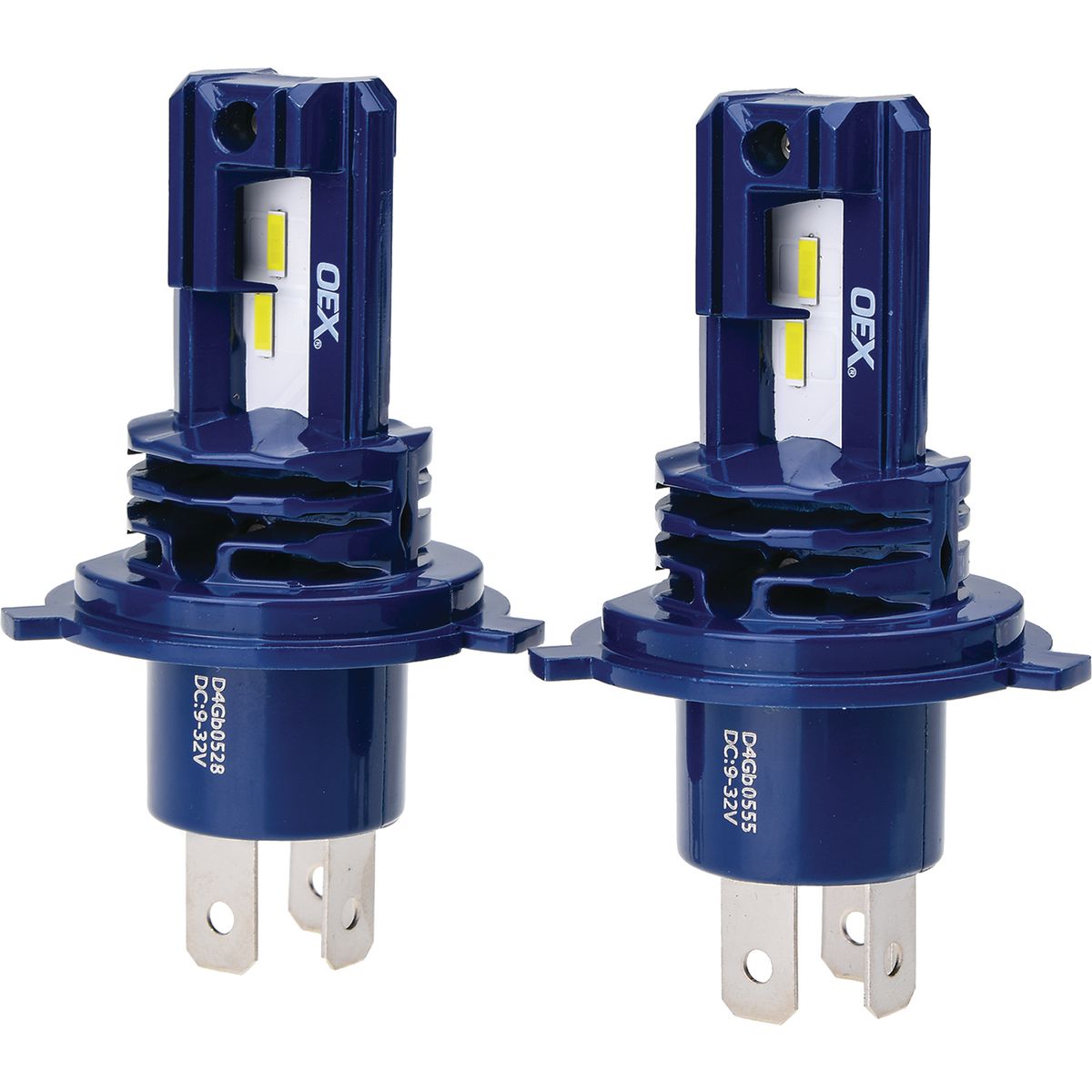 OEX 12/24V LED Headlight Upgrade Globes V2 - H4 3600Lm 6000K (Pair) GLX08H4V2