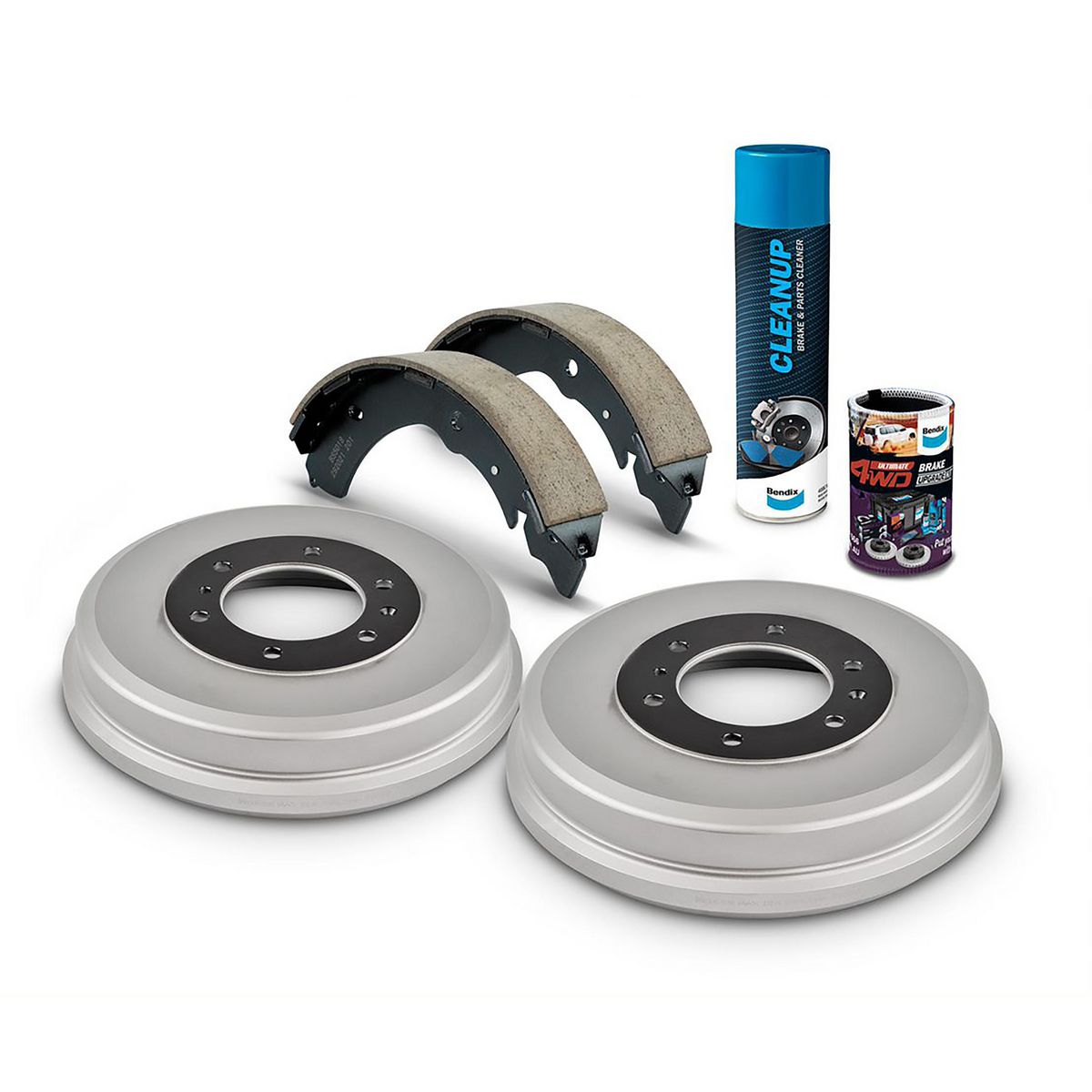 Bendix Ultimate Drum Brake Upgrade Kit Rear U4WD-DBUK710