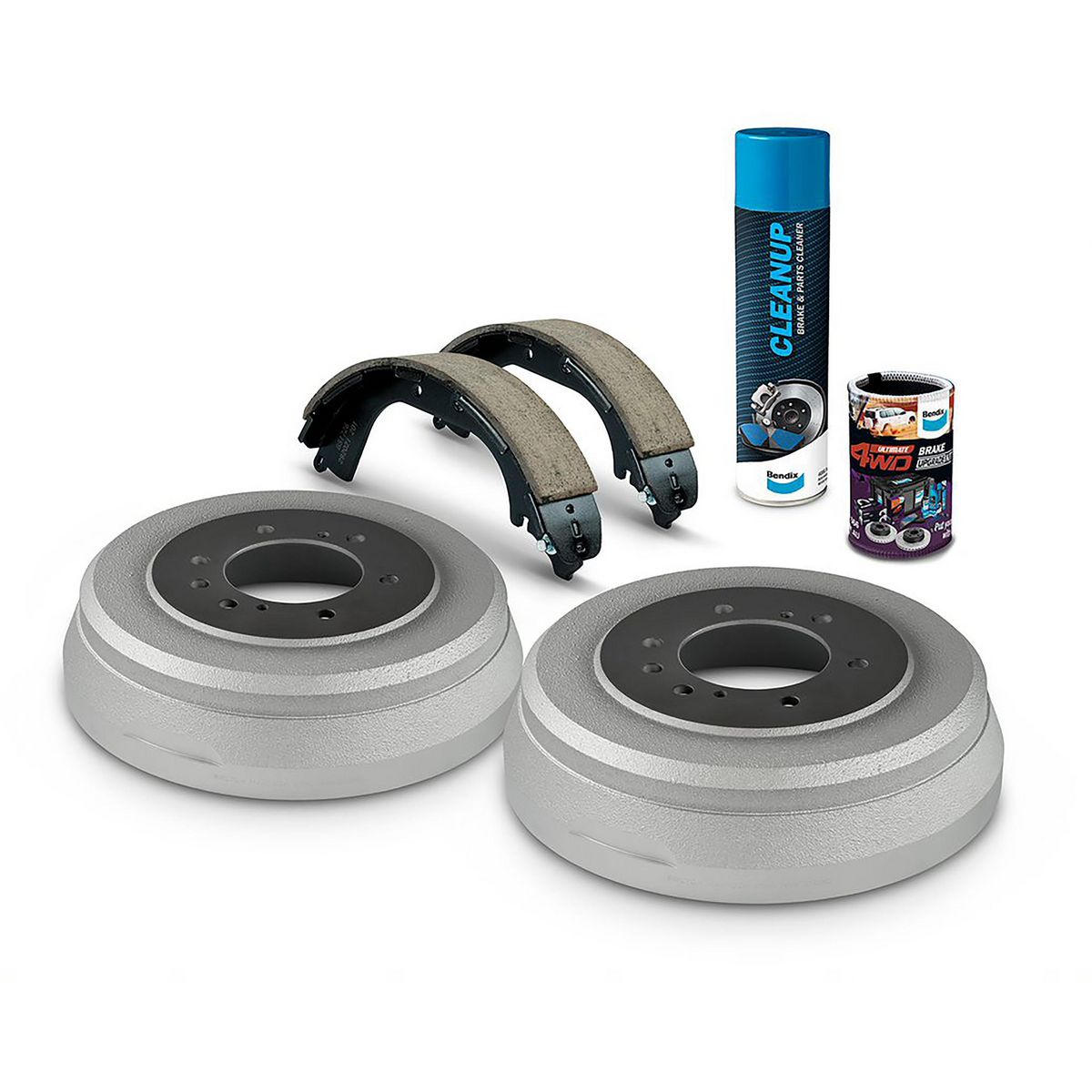 Bendix Ultimate Drum Brake Upgrade Kit Rear U4WD-DBUK785