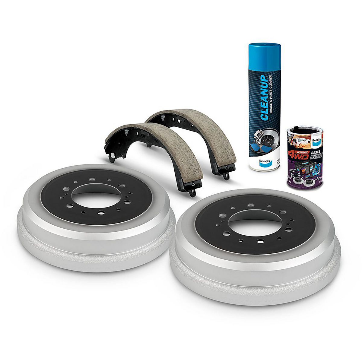 Bendix Ultimate Drum Brake Upgrade Kit Rear U4WD-DBUK730