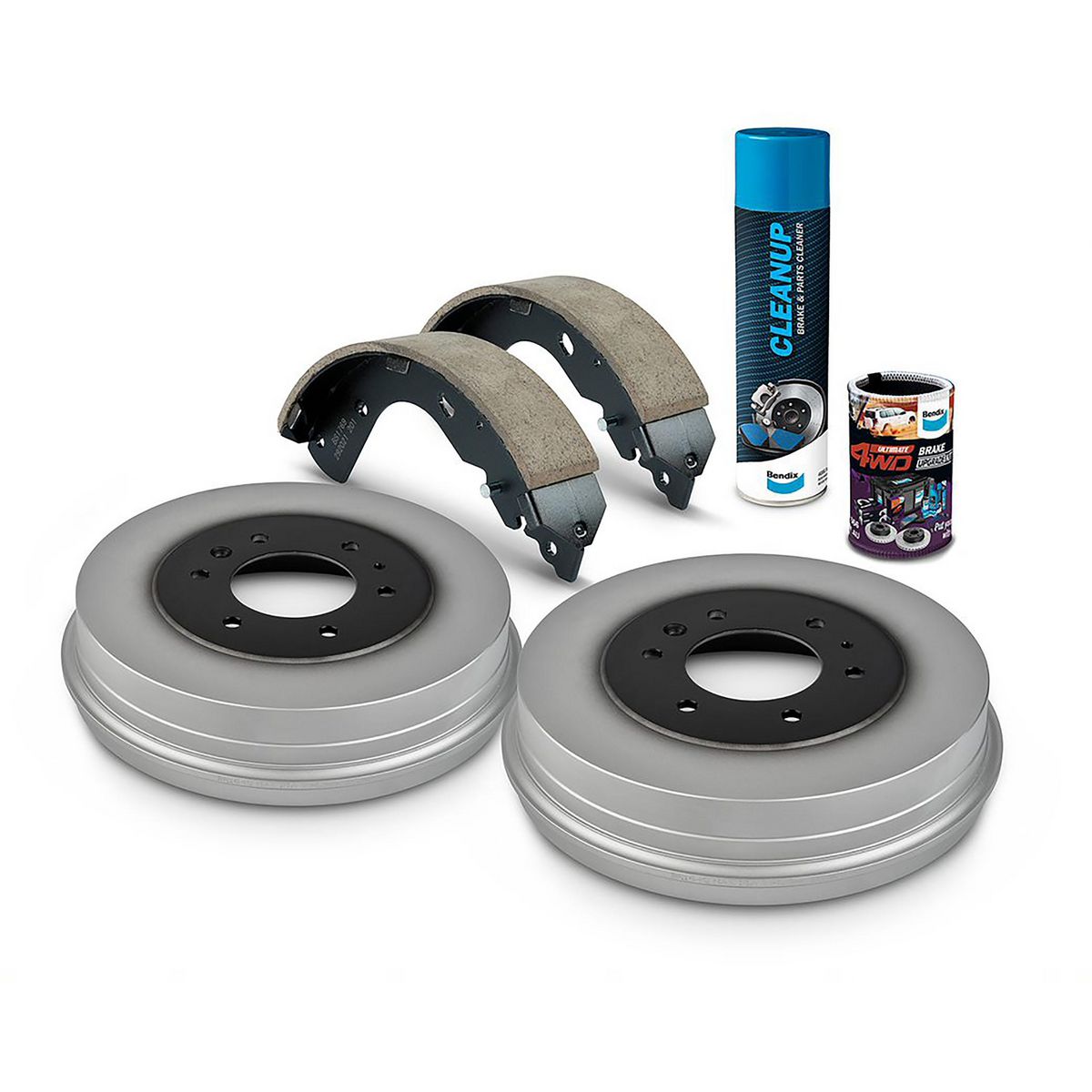 Bendix Ultimate Drum Brake Upgrade Kit Rear U4WD-DBUK731