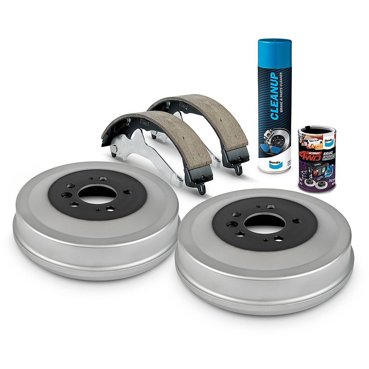 Bendix Ultimate Drum Brake Upgrade Kit Rear U4WD-DBUK714