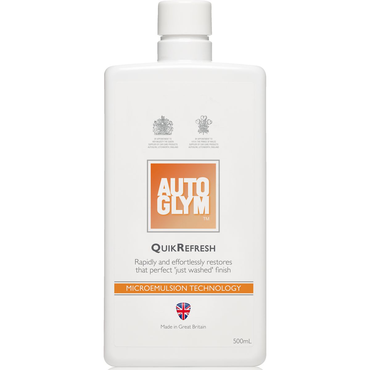 Autoglym QuikRefresh Rinseless Car Wash Microemulsion 500ml AURQR500