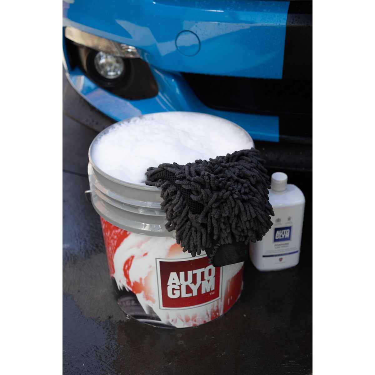 Autoglym Jumbo Wash Mitt Microfibre AUA-MWMITT