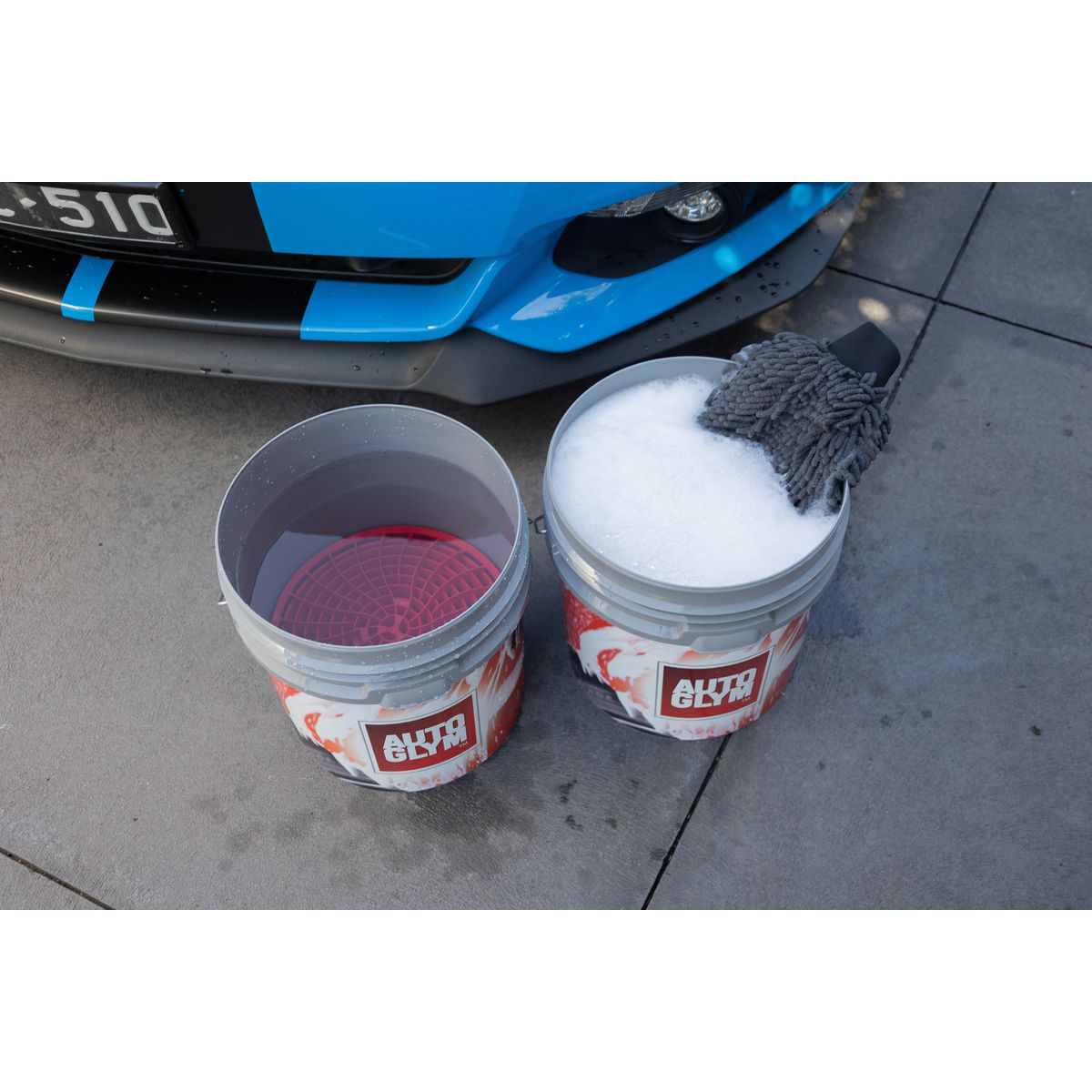 Autoglym Jumbo Wash Mitt Microfibre AUA-MWMITT