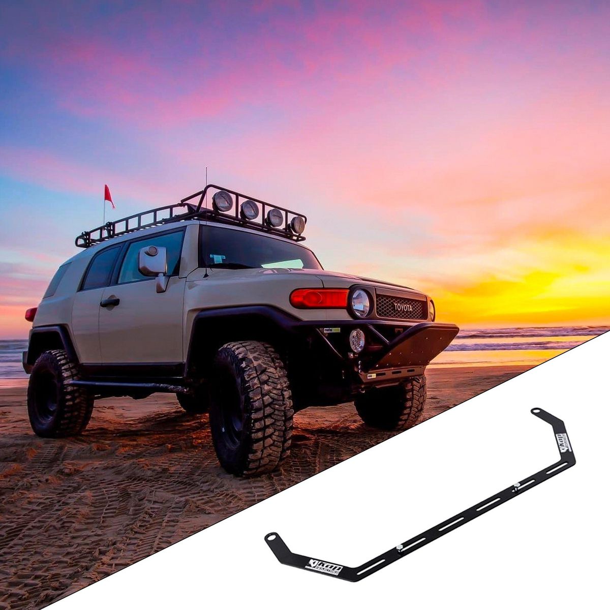 Kap Industries Fire Extinguisher Bracket to suit FJ Cruiser - KI-FJ