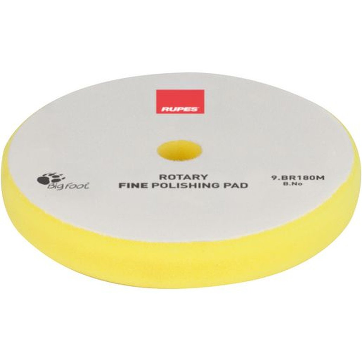 Rupes Bigfoot Rotary Foam Polishing Pad Yellow Fine 160mm