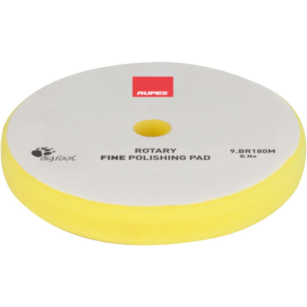 Rupes Bigfoot Rotary Foam Polishing Pad Yellow Fine 160mm