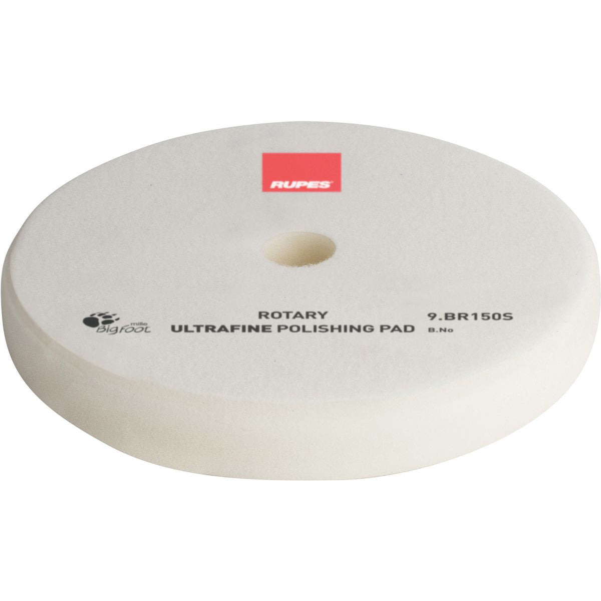 Rupes Bigfoot Rotary Foam Polishing Pad White Ultra Fine 135mm