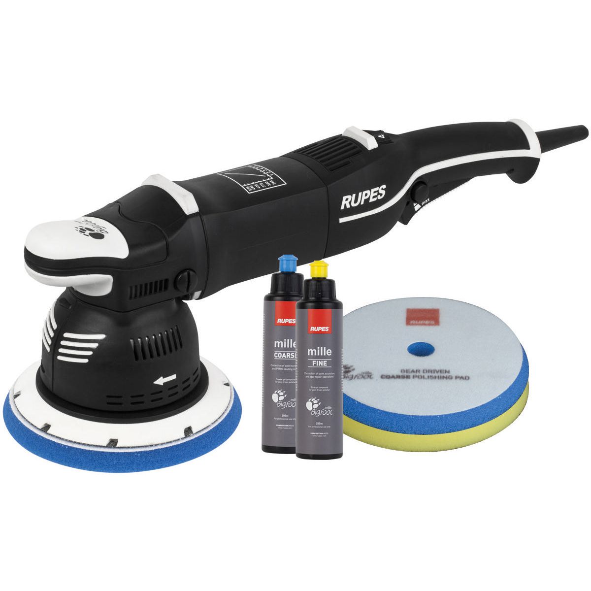 Rupes BigFoot Mille Gear Driver Dual Action Polisher