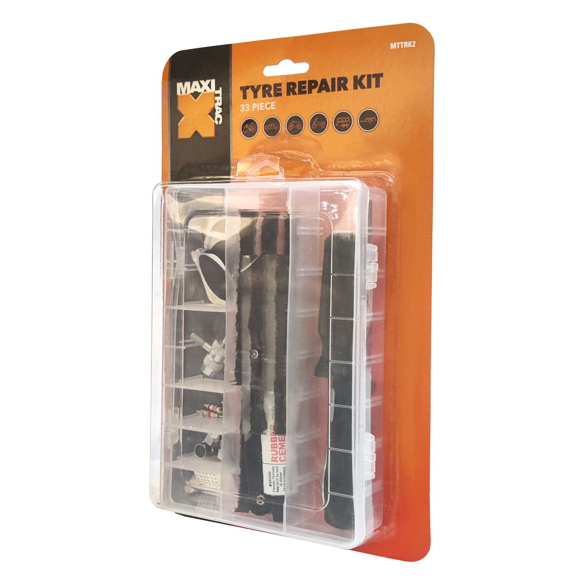 Maxi Trac Tyre Repair Kit 33 Piece MTTRK2