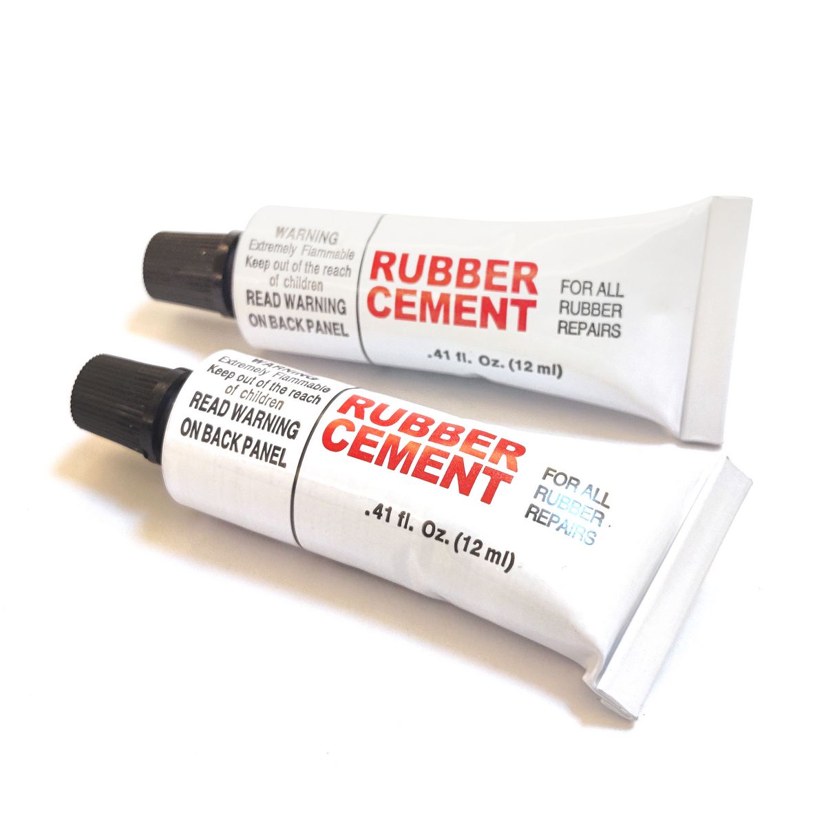 Maxi Trac Rubber Cement 12ml Tube Twin Pack MTRC1