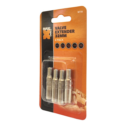 Maxi Trac Valve Extensions 32mm 4 Pack MTV6