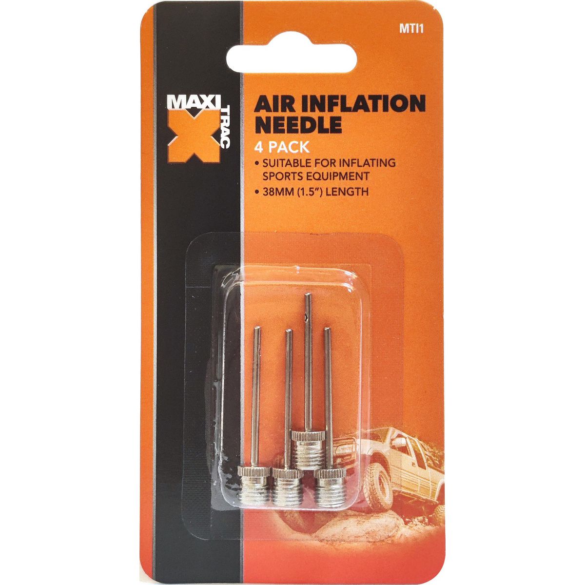 Maxi Trac Air Inflation Needles 4 Pack MTI1