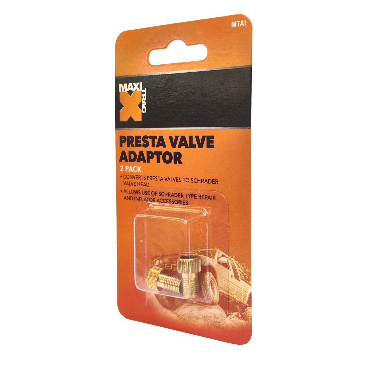 Maxi Trac Presta To Schrader Adaptors MTA1