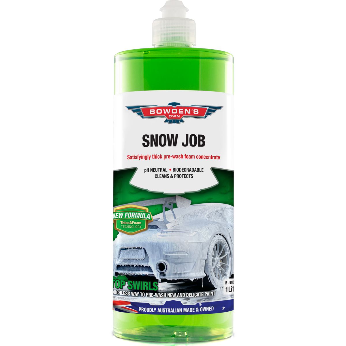 Bowden's Own Snow Job V2 Pre-Wash Foam 1L BOSNOWV21L
