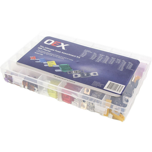 OEX Ultimate Fuse Assortment Kit - 388 Pieces ACX1739