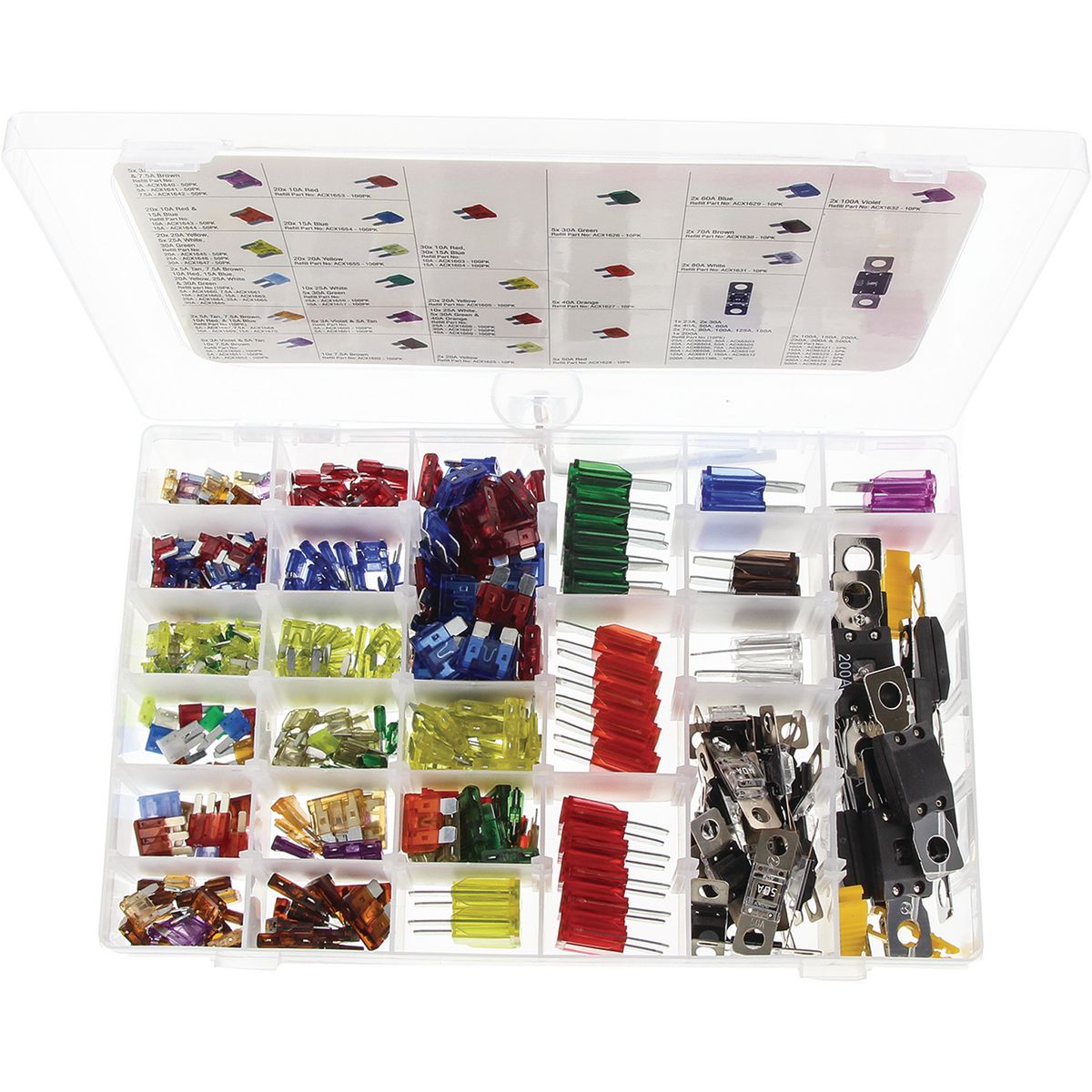 OEX Ultimate Fuse Assortment Kit - 388 Pieces ACX1739