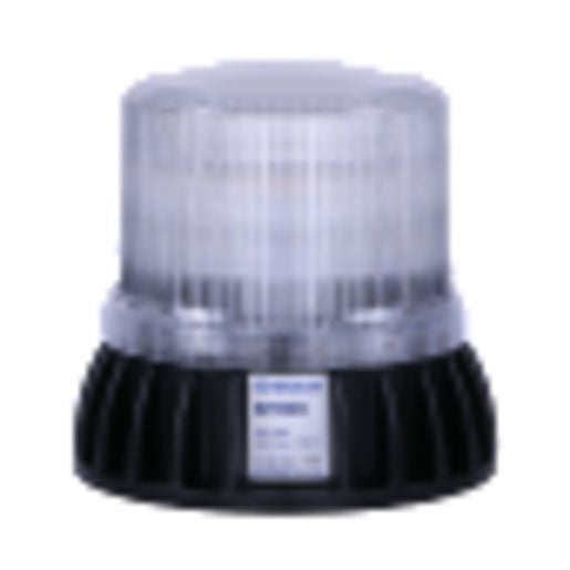 Ecco Led Beacon Tri-Colour 12/24V Red/Amber/Green, Clear Lens, Sae Class 1, Ip67, Ip69K, Cispr25 C3 BF900-06