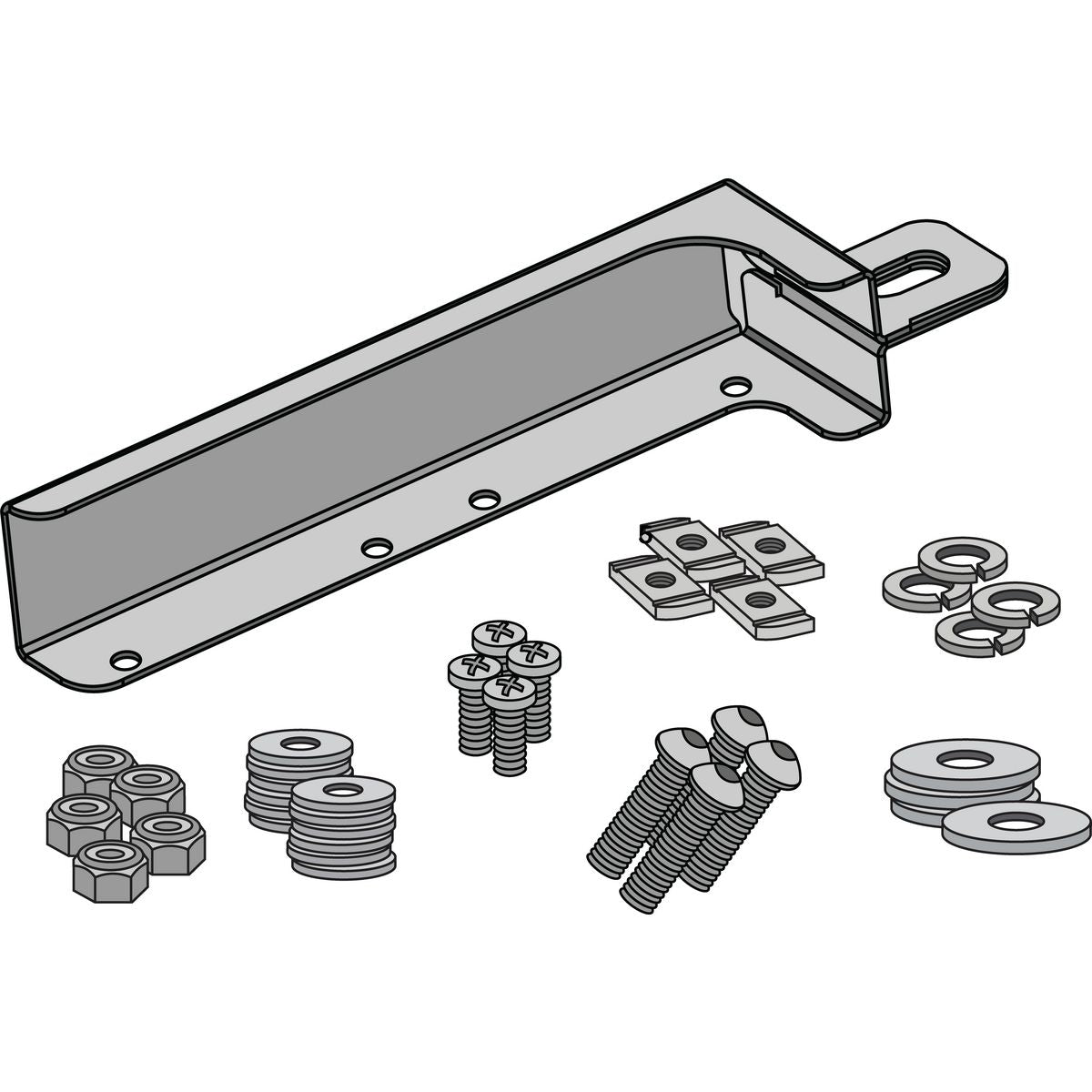 REDARC Solar Panel Mounting Bracket (Unistrut & EzyStrut) SPMB0004