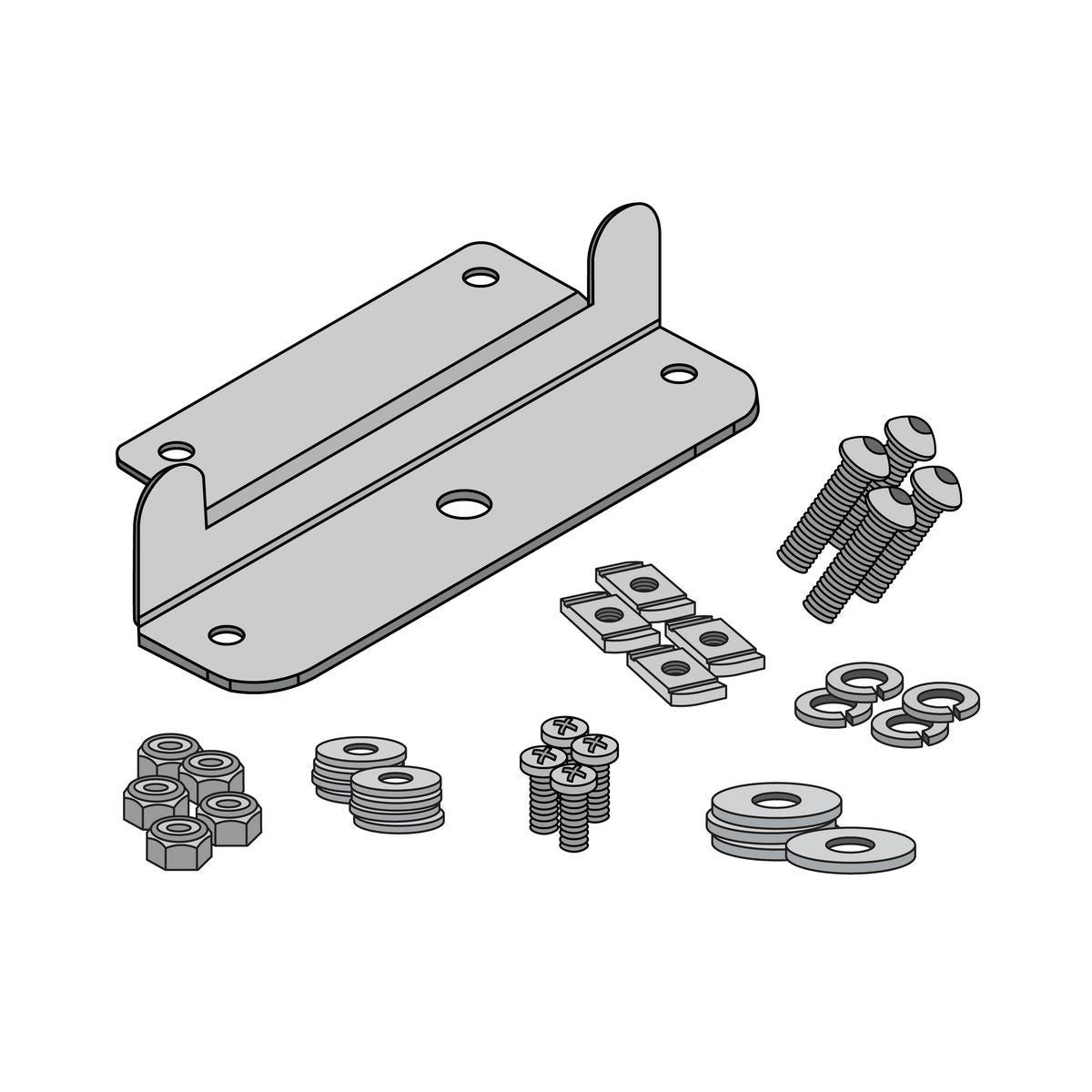 REDARC Solar Panel Mounting Bracket (RHino Pioneer/Universal) SPMB0003