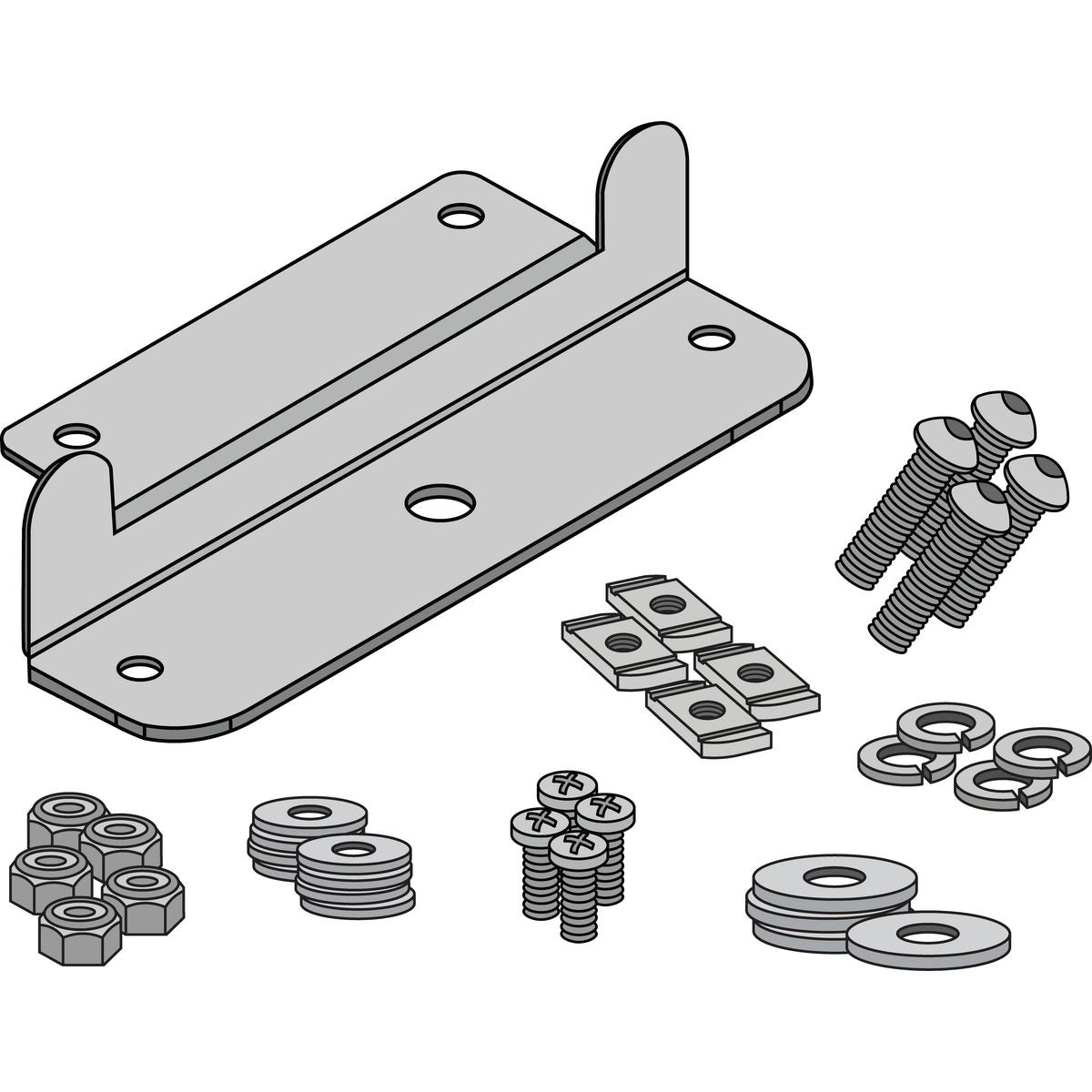 REDARC Solar Panel Mounting Bracket (RHino Pioneer/Universal) SPMB0003