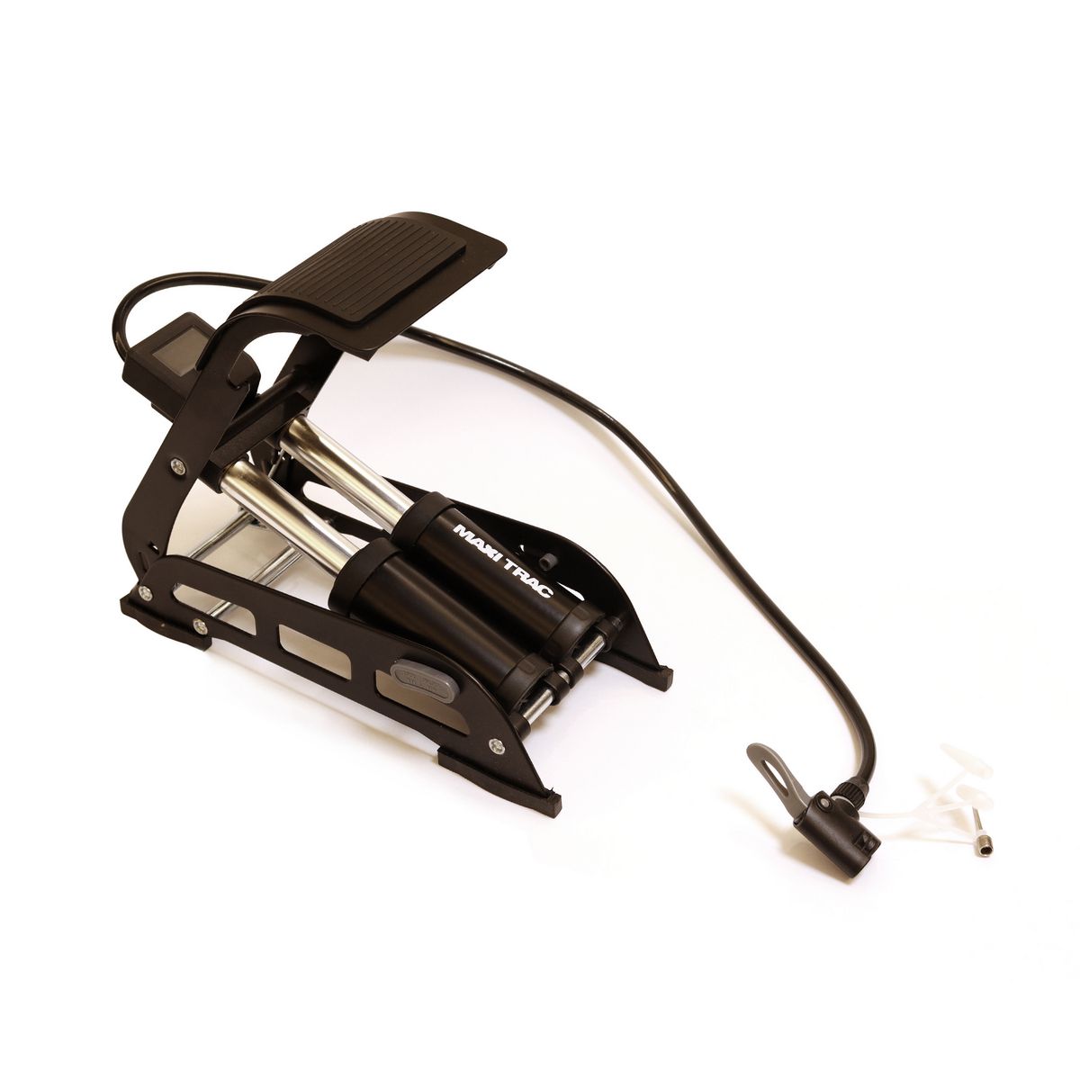 Maxi Trac Digital Gauge Double Cylinder Foot Pump MTDBFP