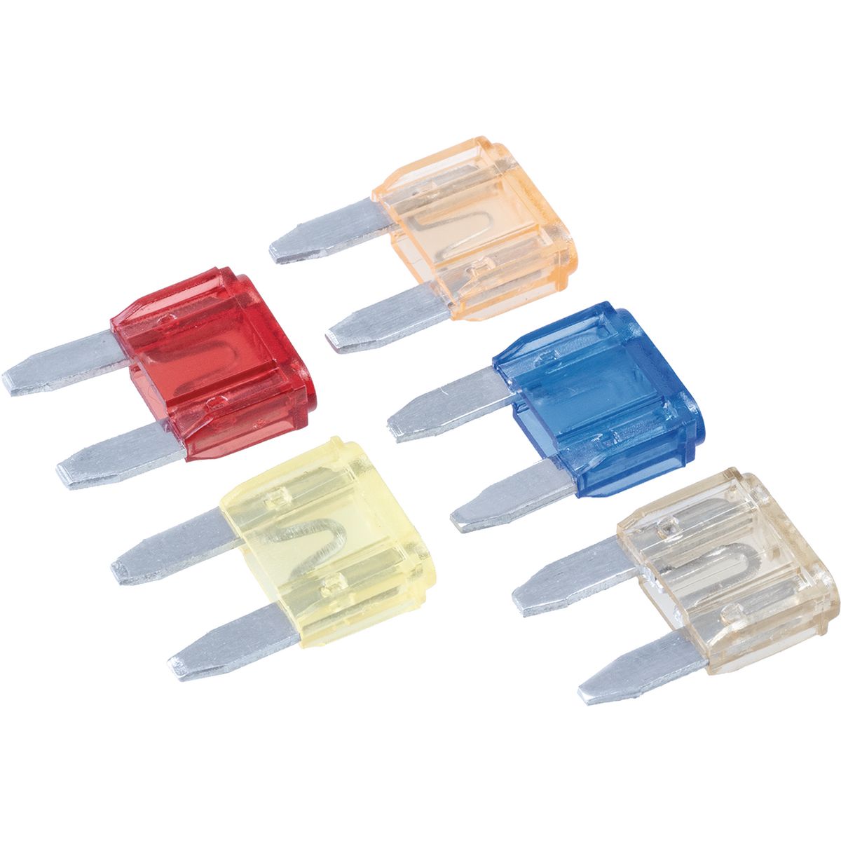 OEX Mini Blade Fuse Assortment - Pack Of 5 ACX1658BL