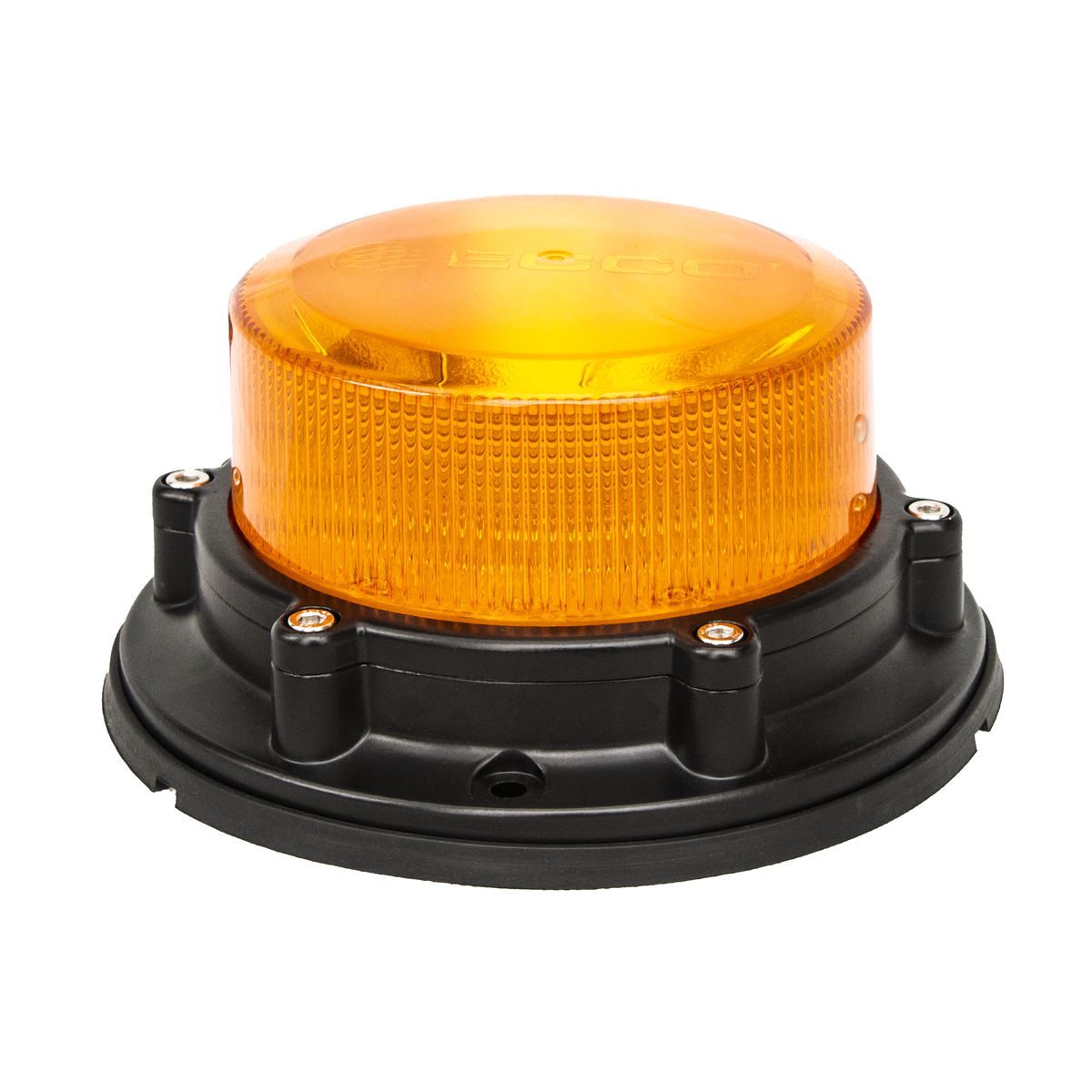 Ecco 12/24V LED Heavy Duty Amber Beacon 3 Bolt Fixed Mount EB8160A