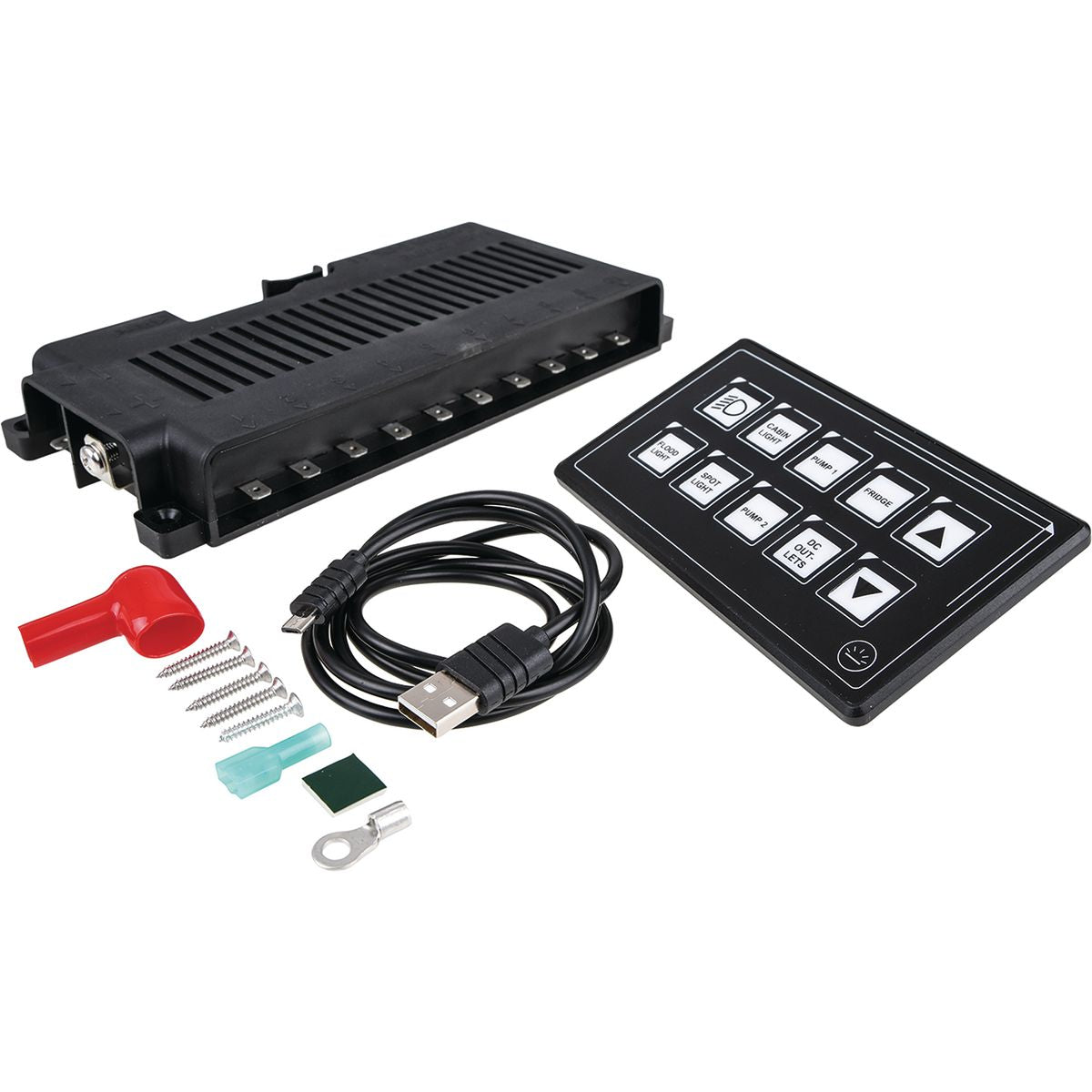 Drivetech 4X4 10-Way Touch Switch Panel With Bluetooth Control DT-SWP10