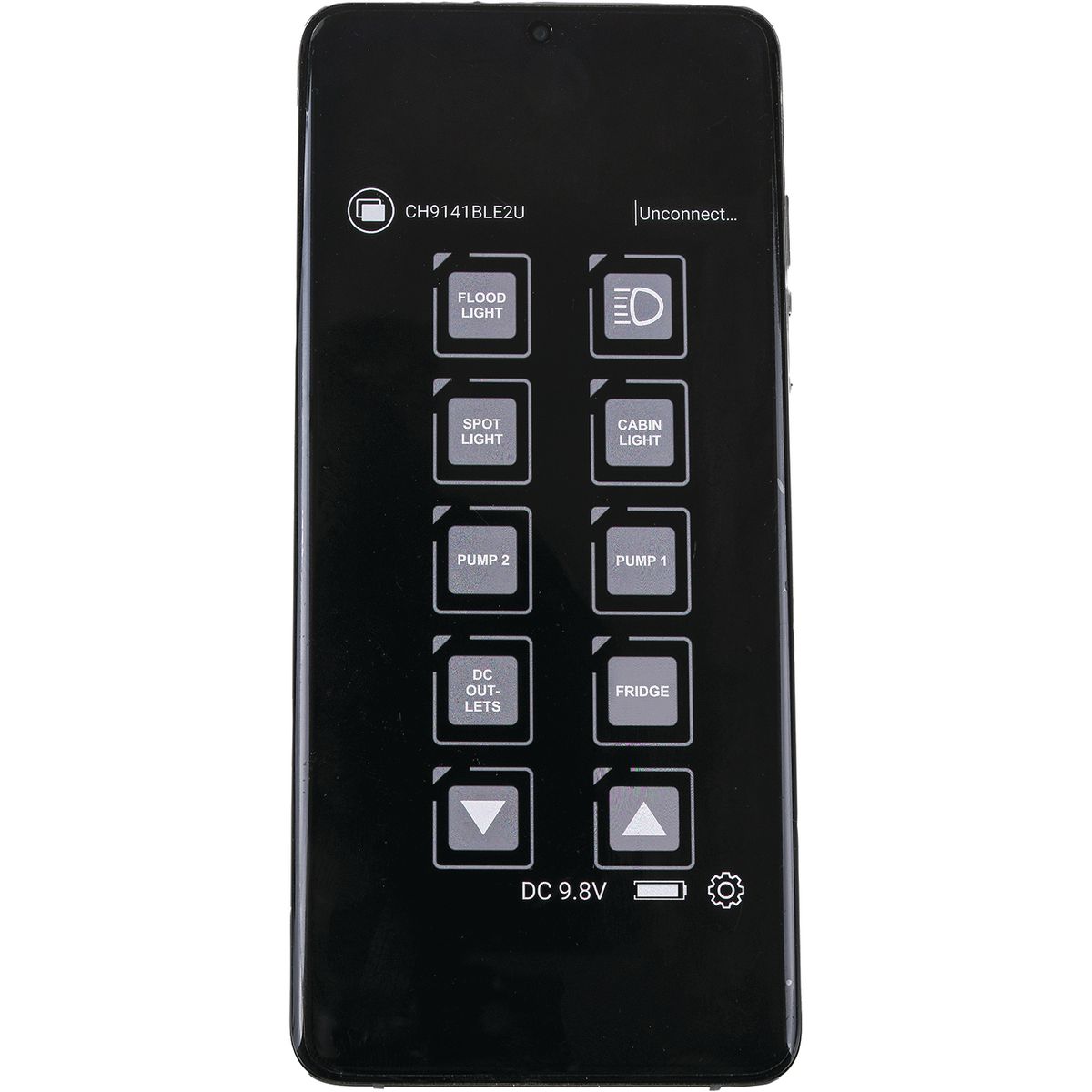 Drivetech 4X4 10-Way Touch Switch Panel With Bluetooth Control DT-SWP10