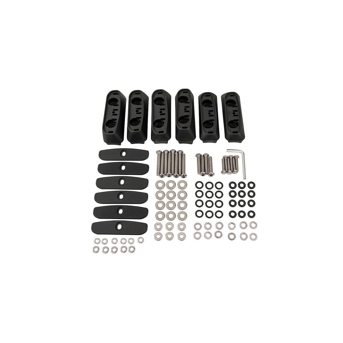 Rhino Rack Roof Rack Base Kit 6 Pack RCP03-BK