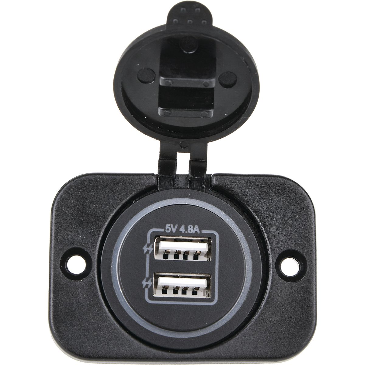 Drivetech 4X4 12/24V Dual Usb Socket 2.4A Per Usb DT-17102