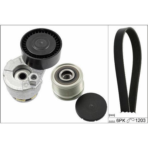 INA V-Ribbed Belt Set 529 0009 20