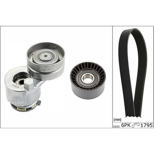 INA V-Ribbed Belt Set 529 0124 10