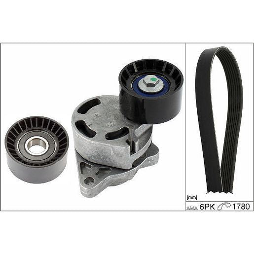 INA V-Ribbed Belt Set 529 0137 10
