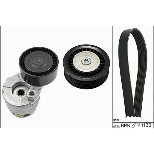 INA V-Ribbed Belt Set 529 0165 10