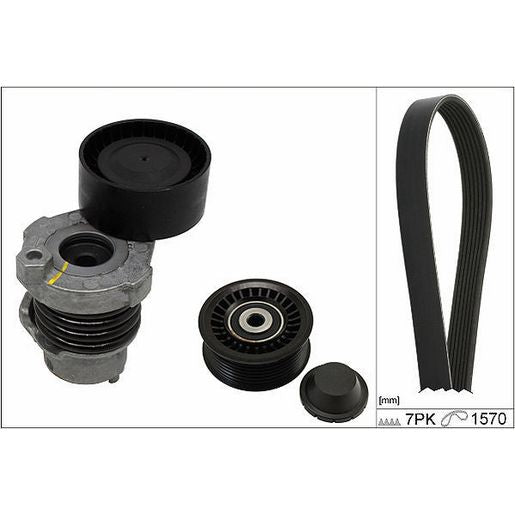 INA V-Ribbed Belt Set 529 0187 10