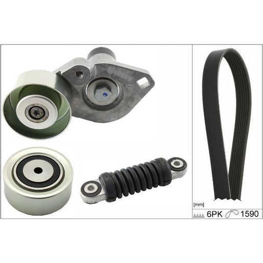 INA V-Ribbed Belt Set 529 0276 10